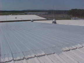 Primer over old metal roof